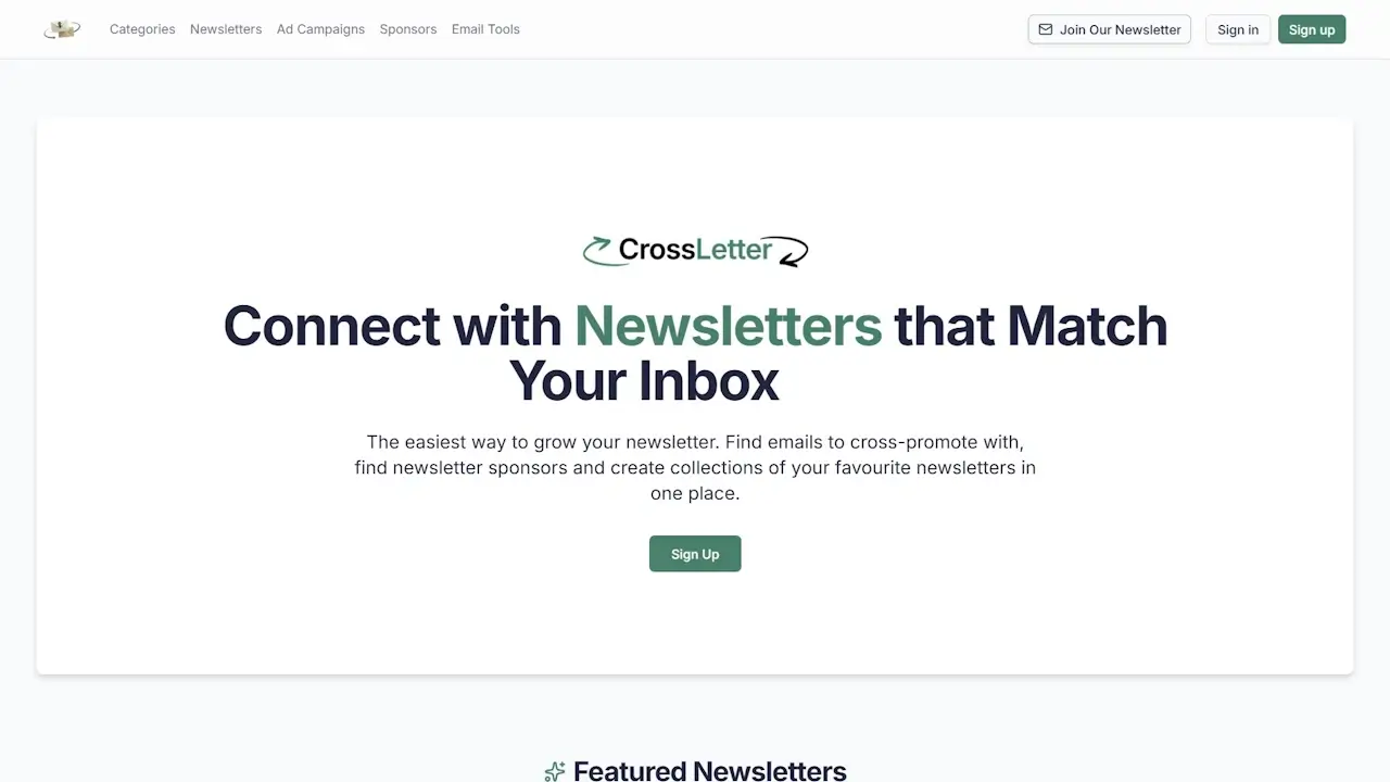 CrossLetter.com Screenshot